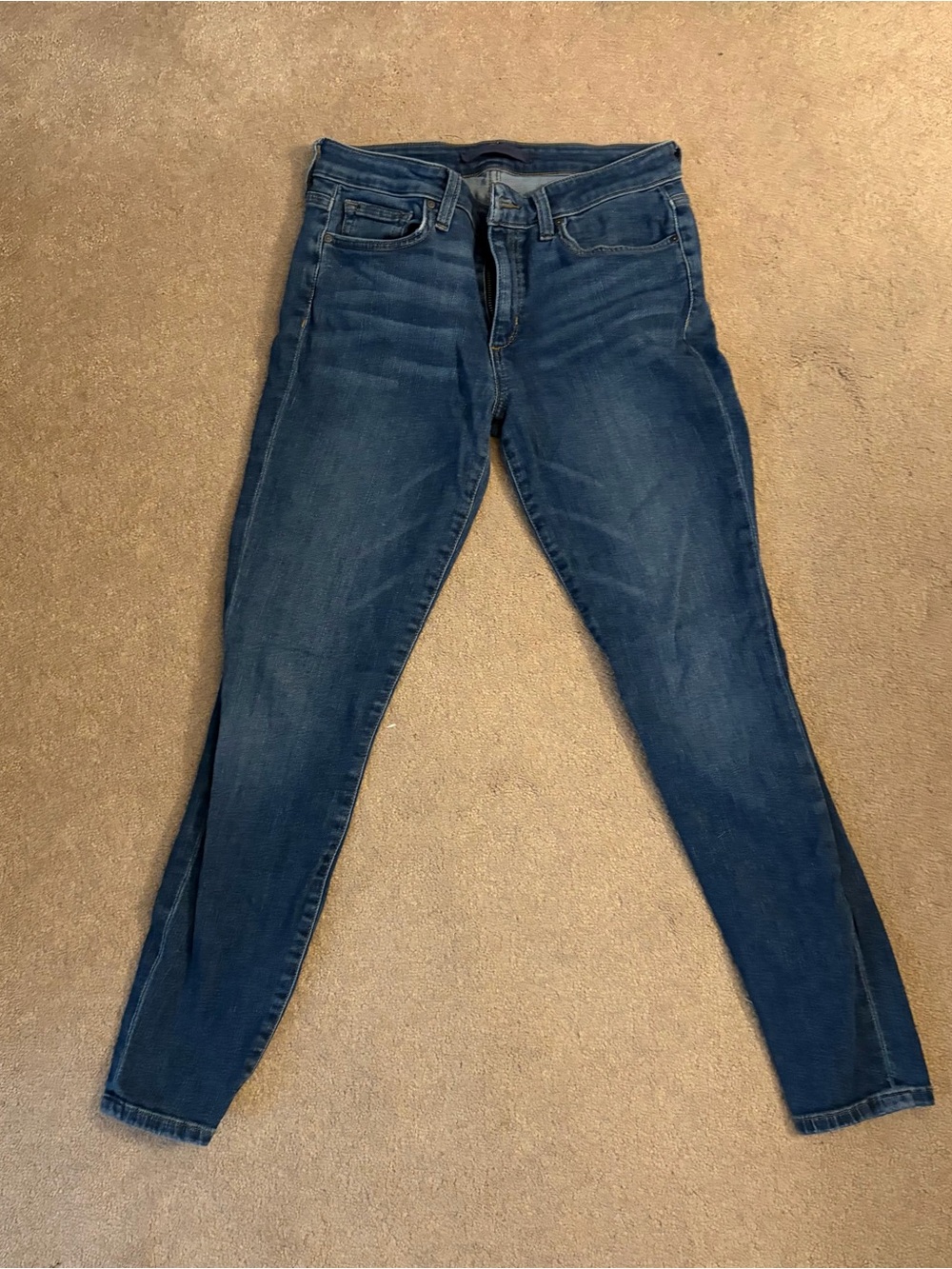 Women's Dark Blue Stretch Skinny Jeans